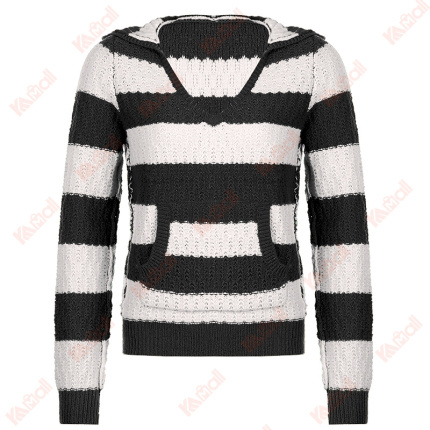 black sweater